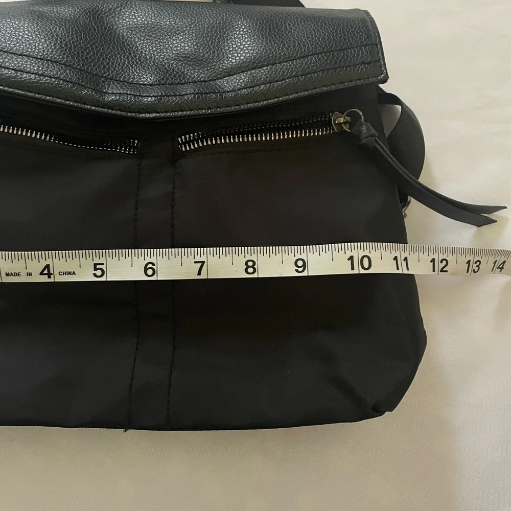 Botkier New York Trigger Mini Black Backpack‎ w/Zippered Pockets, Approx. 11”x9”